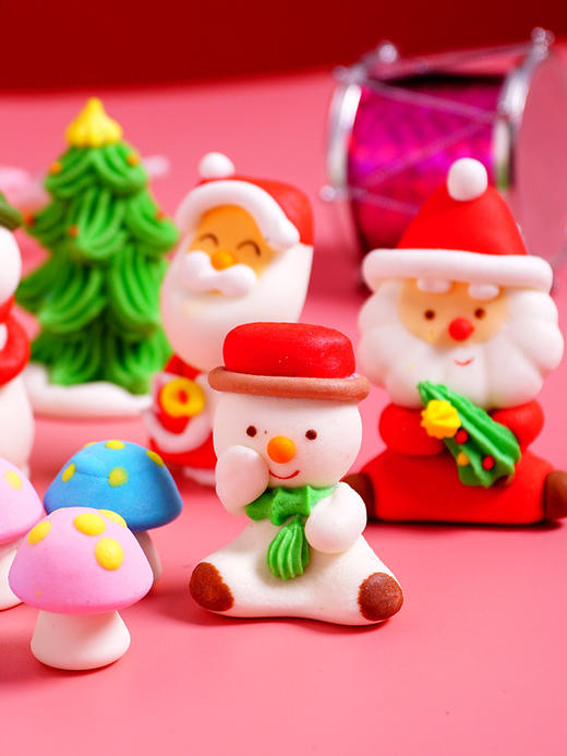 圣诞节装饰小糖人可食用糖人公仔