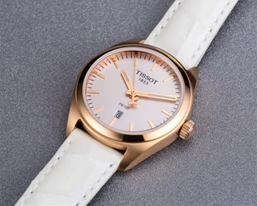 Tissot 天梭PR100系列皮带石英女表T101.210.36.031.01 商品图2