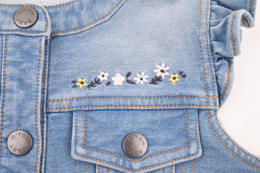 棉果果春秋季女童马夹M122171220136 商品图3