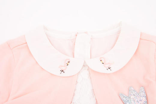 棉果果春秋季女童假两件连衣裙M122700420141 商品图9