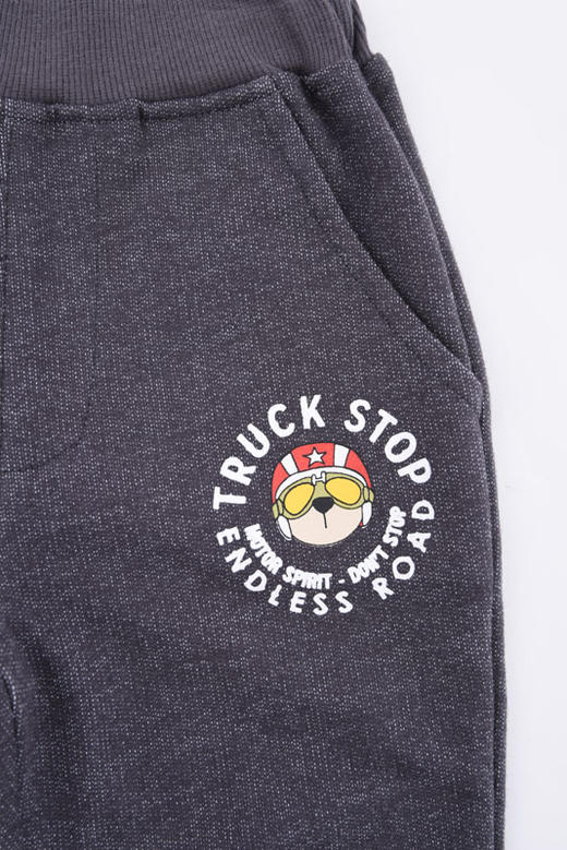 棉果果春秋季男童小毛圈休闲长裤M112200220094 商品图5