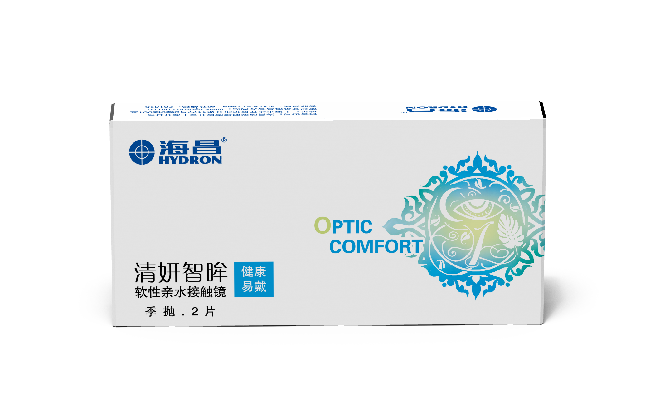 海昌  清妍智眸  季抛  透明片   2片装