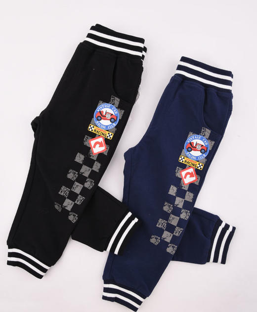 棉果果春秋季男童小毛圈运动长裤M112200220093 商品图6