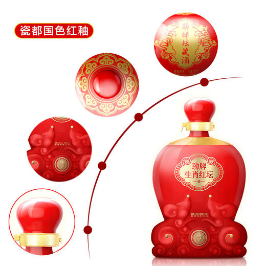 1.28L53度劲牌封藏酒·生肖坛(2020酱香)_1*1 商品图3