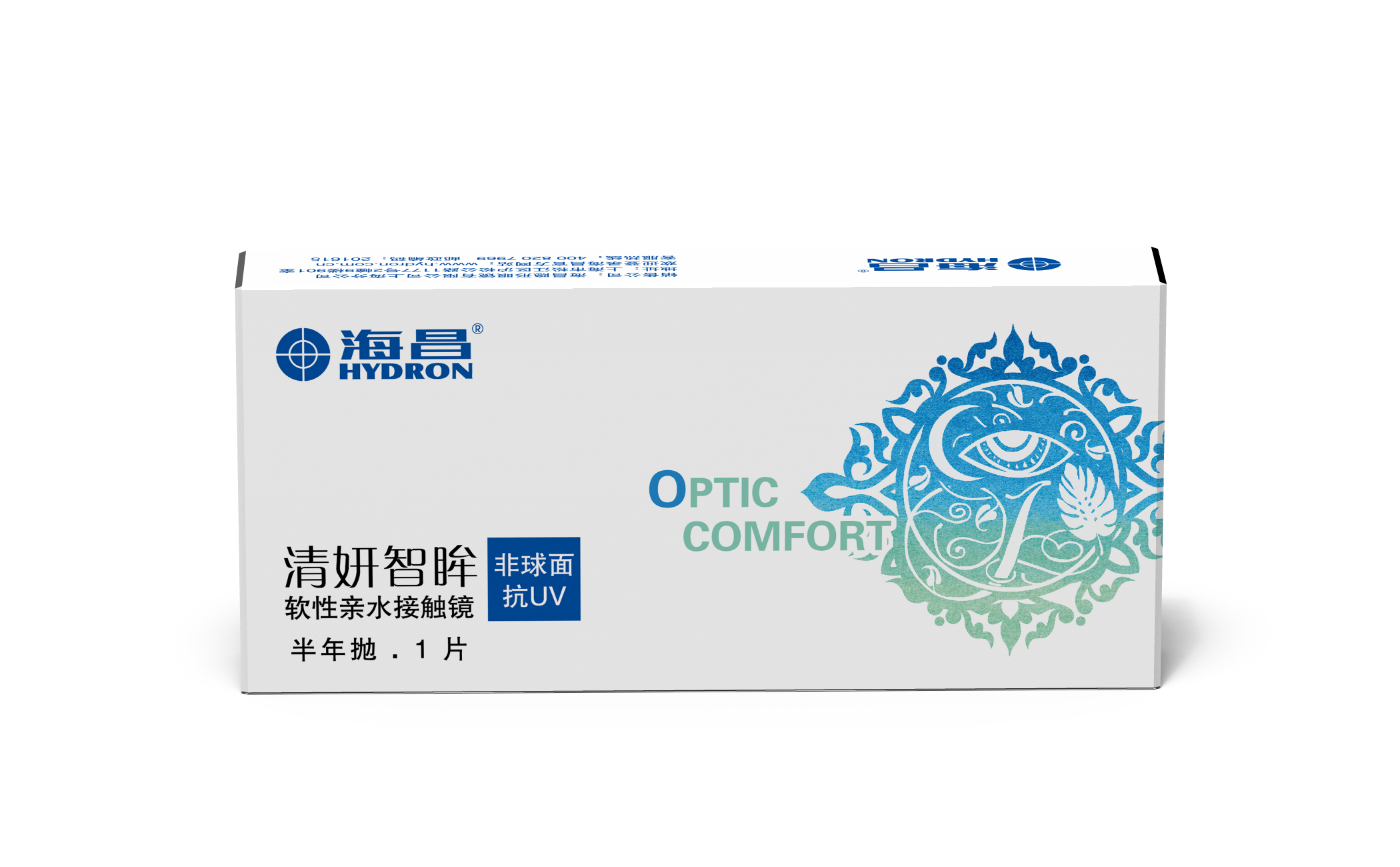 海昌  清妍智眸 半年   透明   1片装