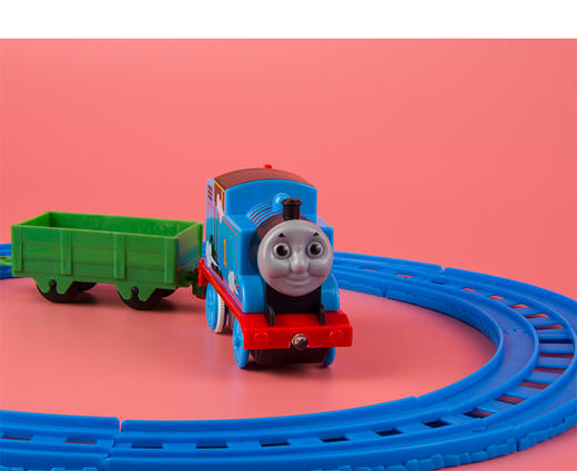 托马斯小火车+轨道  带音乐 可行驶小火车  (不带电池）8/10寸托马斯带轨道 商品图1