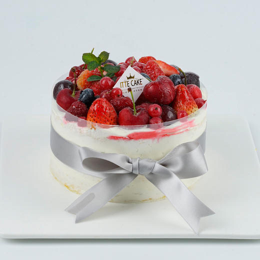 【莓果之恋（银）A款】淡奶油 新鲜水果蛋糕  商品图2