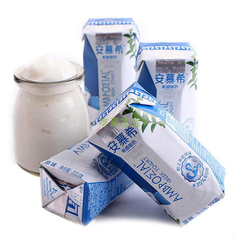 自营伊利安慕希希腊风味常温酸奶205g12盒日期新鲜酸牛奶整箱