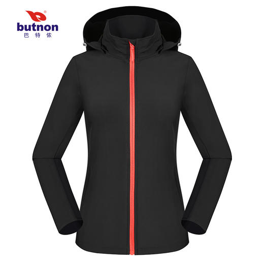 9614巴特侬女运动风衣弹力锦绒休闲外套女防风保暖修身9 商品图7