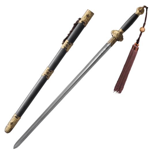 金福太极剑 高段位太极剑 高端太极剑 龙泉沈广隆宝剑 未开刃 商品图5