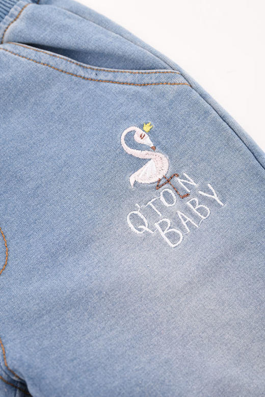 棉果果春秋季女童牛仔长裤M122200220145 商品图1