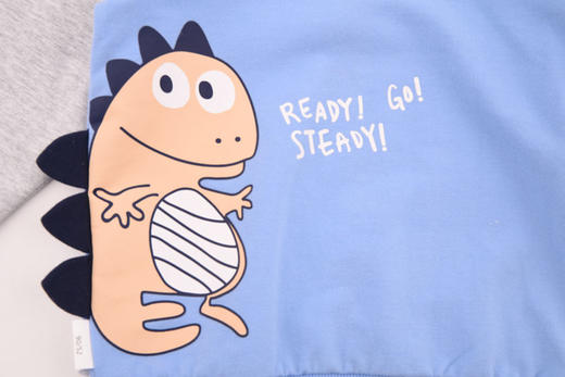 棉果果春秋季男童小毛圈插肩袖连帽卫衣M112182220109 商品图4