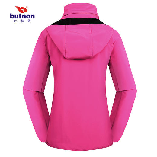 9614巴特侬女运动风衣弹力锦绒休闲外套女防风保暖修身9 商品图12