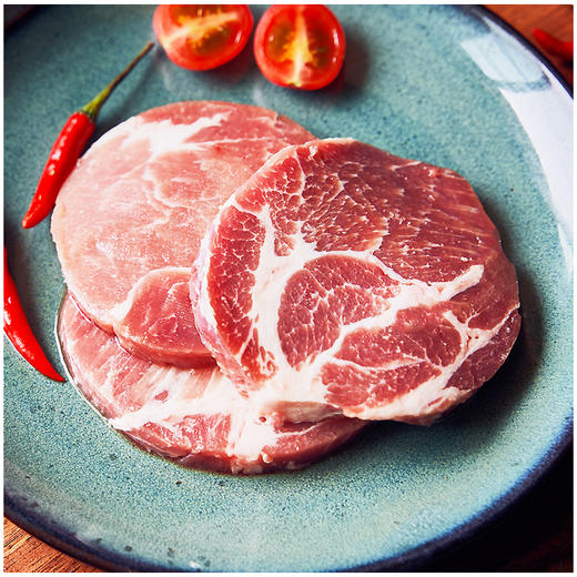 物本源 高品质生态黑猪肉-经典猪排（香草味）100g/片 商品图0