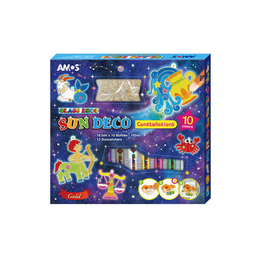 AMOS圣诞节免烤胶画圣诞礼物圣诞装饰小挂件DIY胶画 商品图5