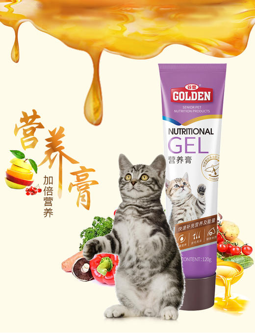 GL-谷登化毛膏 宠物去毛发 精装营养膏 宠物猫猫补充营养120gJPY带授权招加盟代理 商品图2