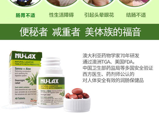 【香港直邮】Nu-lax 乐康膏片40粒JPY带授权招加盟代理 商品图3