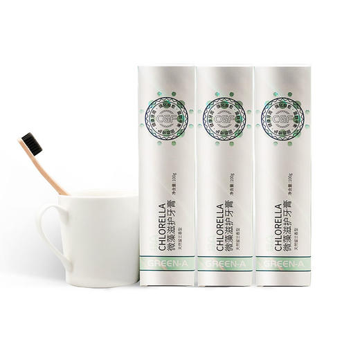 绿A微藻滋护牙膏100g/支（留兰香型） 商品图1