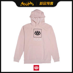 686 1920 Japan Pullover Hoody Dusty Pink L