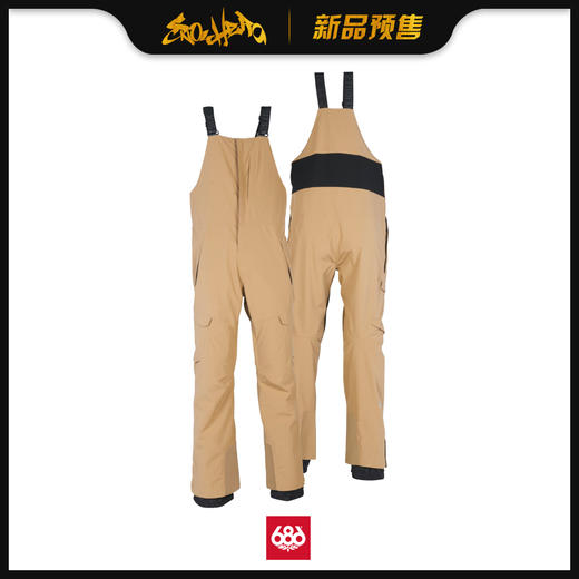 686 1920 MNS Satellite Bib Khaki M 商品图0
