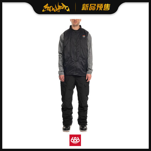 686 1920  MNS COAL SMARTY 3-in-1 Vest Bib Black L 商品图0