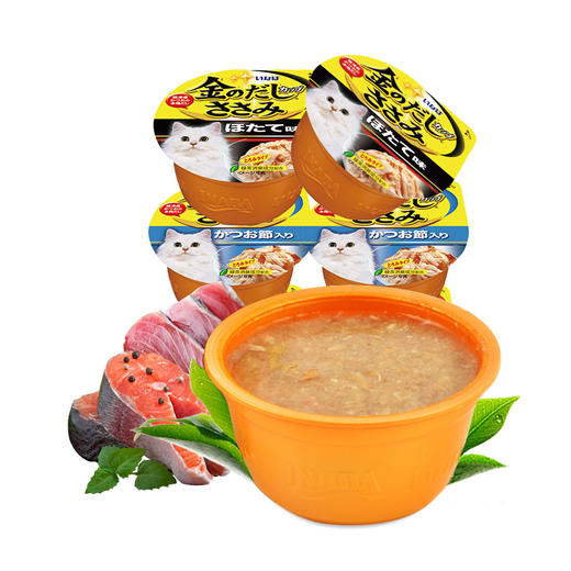 伊纳宝金味道杯猫湿粮罐头80g*6罐 商品图1