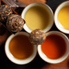 云南四彩龙珠 · 勐库古茶树白茶+青茶+红茶+熟茶 特级普洱茶饼 100g± 商品缩略图1