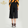 乔万尼秋冬羊毛呢阔腿裤直筒九分裤高腰宽松休闲裤宽松女EN4F770 商品缩略图3