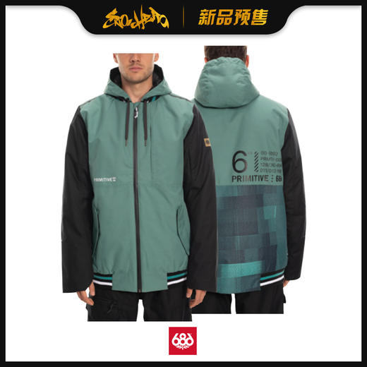 686 1920  MNS Primitive Tech Bomber Insulated Jacket  Marine Green L 商品图0