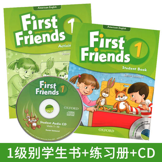 原版牛津幼儿英语美音版First Friends1/2/3级幼儿园启蒙英语教材 商品图1