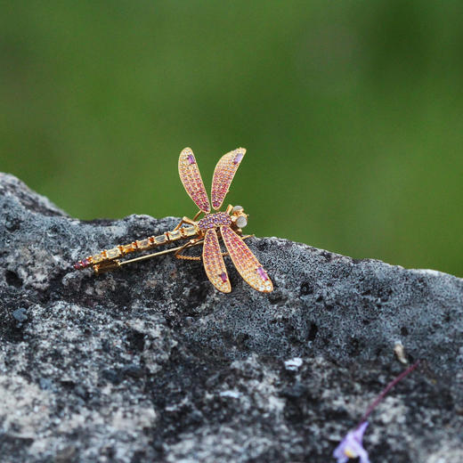 「蜻蜓」薄翼蜻蜓胸针 商品图2