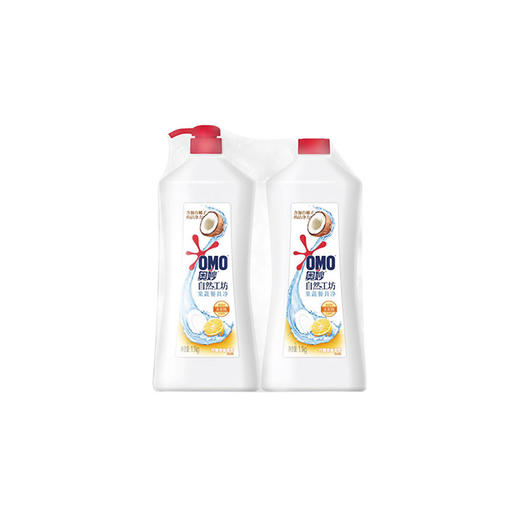 【奥妙洗洁精】1.08kg2瓶(柠檬香型），纯天然，更安全 商品图1