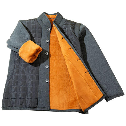 中老年棉衣加绒加厚保暖老人爸爸装内胆 商品图8