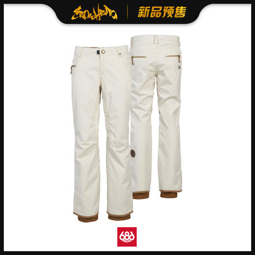 686 1920 WNS Crystal Shell Pant Bone Diamond Texture L 商品图0