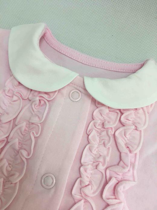 棉果果春秋季有机棉纱内衣对开连体衣M101722220039 商品图8