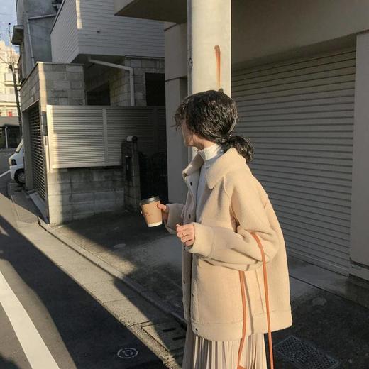 秋冬新款毛绒皮毛一体棉衣女宽松显瘦新款宽松毛绒夹克上衣 商品图3