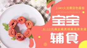 11M+火龙果双色蛋卷