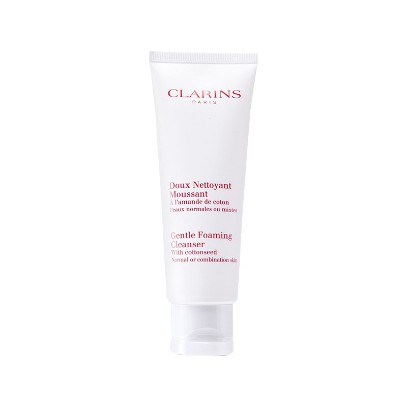 CLARINS/娇韵诗 温和泡沫洁面膏 125ML 温和不刺激,有效清洁肌肤中残留的污垢,平衡水油JPY带授权招加盟代理