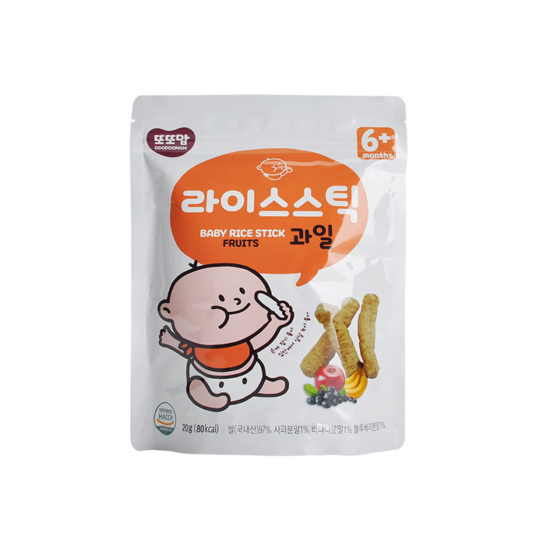 DDODDOMAM/跢跢妈 米条 20G    天然有机原料,尽享自然醇香 ,无糖无盐 宝宝辅食JPY带授权招加盟代理