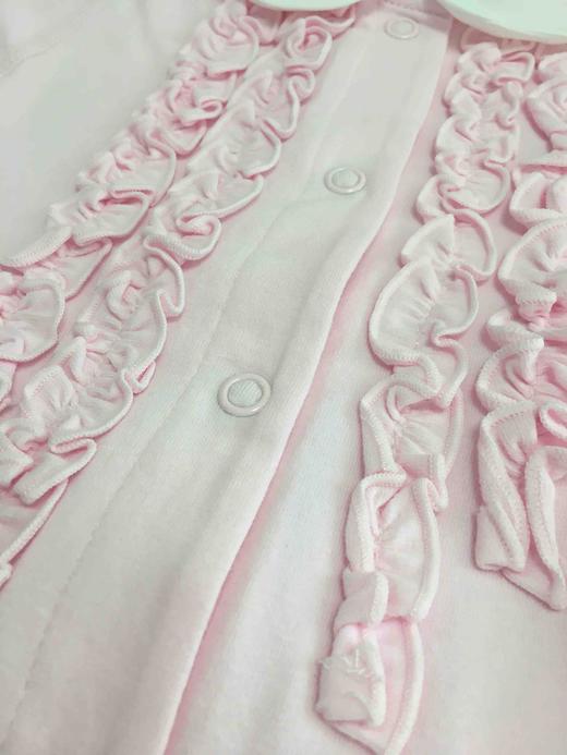 棉果果春秋季有机棉纱内衣对开连体衣M101722220039 商品图7