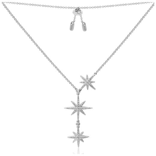 【品牌授权】法国 APM Monaco 大小星星三颗流星项链 AC3350OX 商品图0