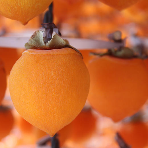 逢食陕西富平流心柿饼520g    农家手工制作 自然挂霜 香甜软糯 商品图8