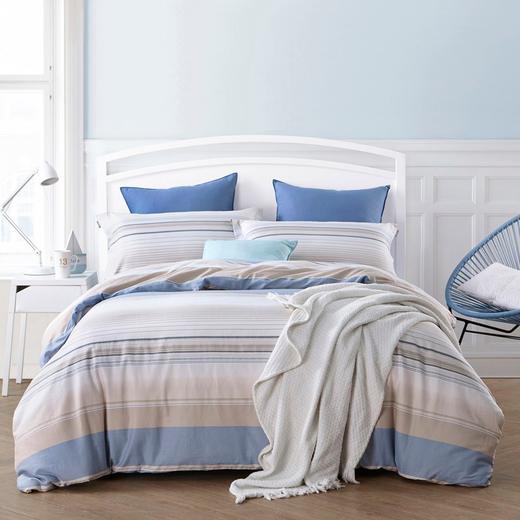 博洋家纺 床品四件套-北洋织梦    1.5m尺寸：床单250*230cm  被套200*230cm  枕套*2（48*74+4cm）  1.8m尺寸：床单270*240cm  被套220*240cm 商品图0