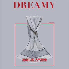 优品堂“高雅脱俗”高档羊毛加厚格子百搭保暖披肩围巾两用长款