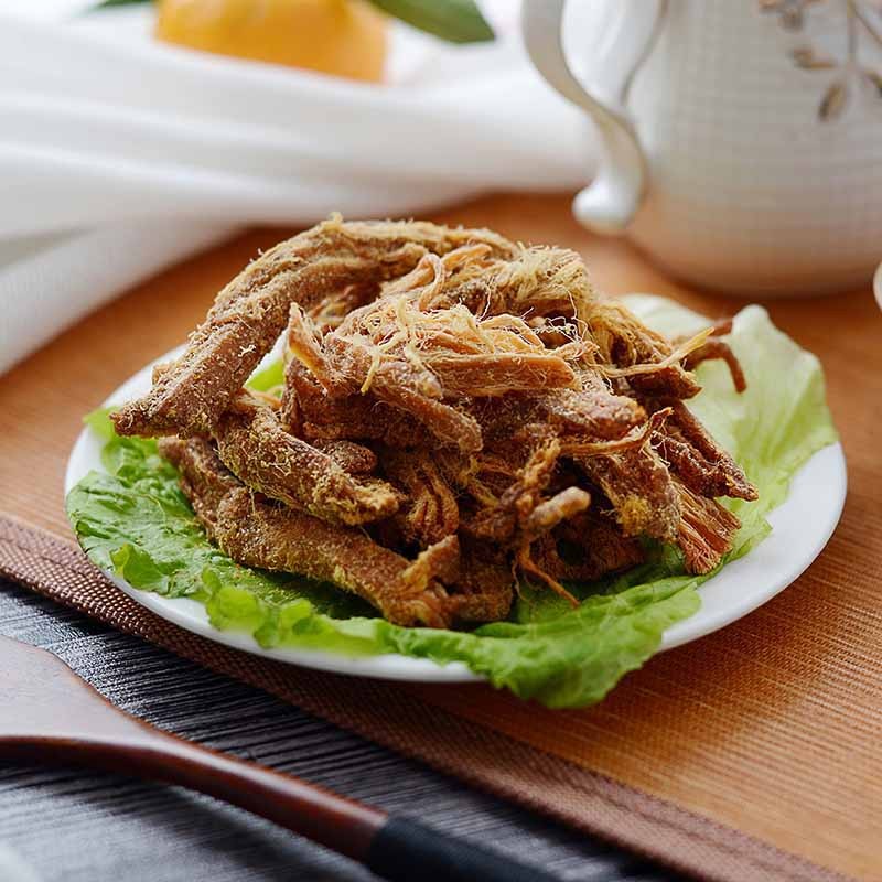 猪印记 潮汕特产手工猪肉条罐装咖喱口味即食肉干手撕肉条休闲办公室零食 300G*2罐JPY带授权招加盟代理
