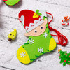 圣诞节小礼物手工diy不织布袜子系列圣诞树幼儿园儿童制作材料包 商品缩略图1