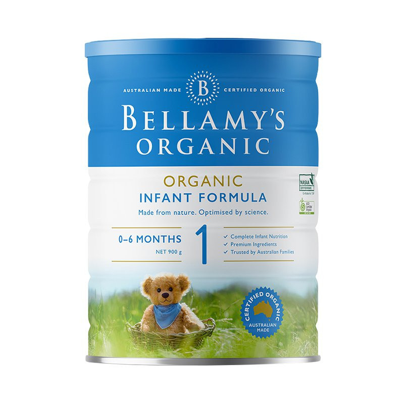 【新包装】BELLAMY'S/贝拉米 有机配方奶粉 1段   2段  3段 900GJPY带授权招加盟代理