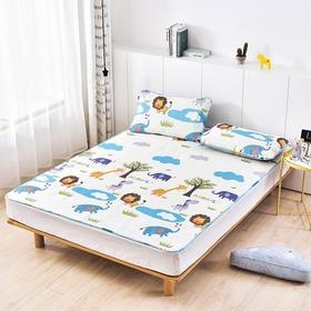 博洋家纺/BEYOND 博洋出品夏凉冰丝凉感印花席子三件套   清凉冰丝，舒适相伴，无纺布更透气，适宜空气流动，匠心设计，舒爽透气，加厚包边  JPY带授权招加盟代理