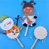 圣诞节小礼物手工diy圣诞雪人拨浪鼓创意装饰幼儿园材料包儿童 商品缩略图1