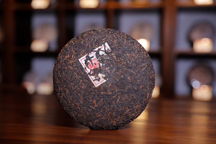 澜沧古茶2014年景迈春香熟茶景迈山老树料拼古树357克